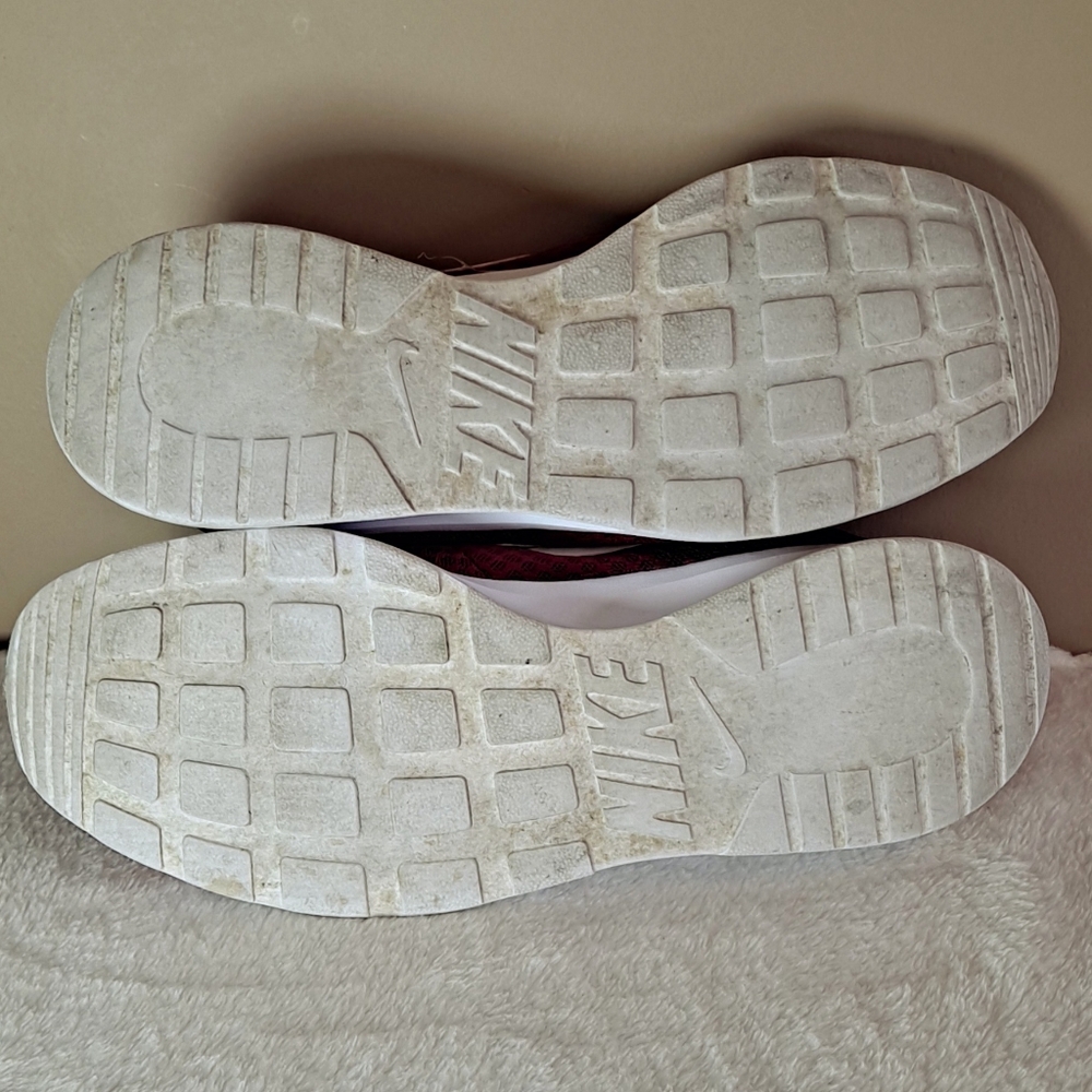 Nike Lace Up Running Shoes Fuscia/White Sz 10 - Picture 7 of 9